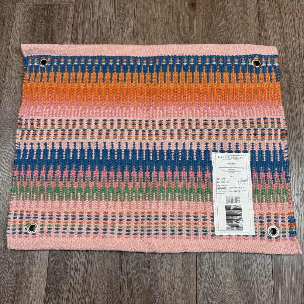 Dash & Albert 2' x 3' Indoor/Outdoor Rug Multi Stripe retails $58